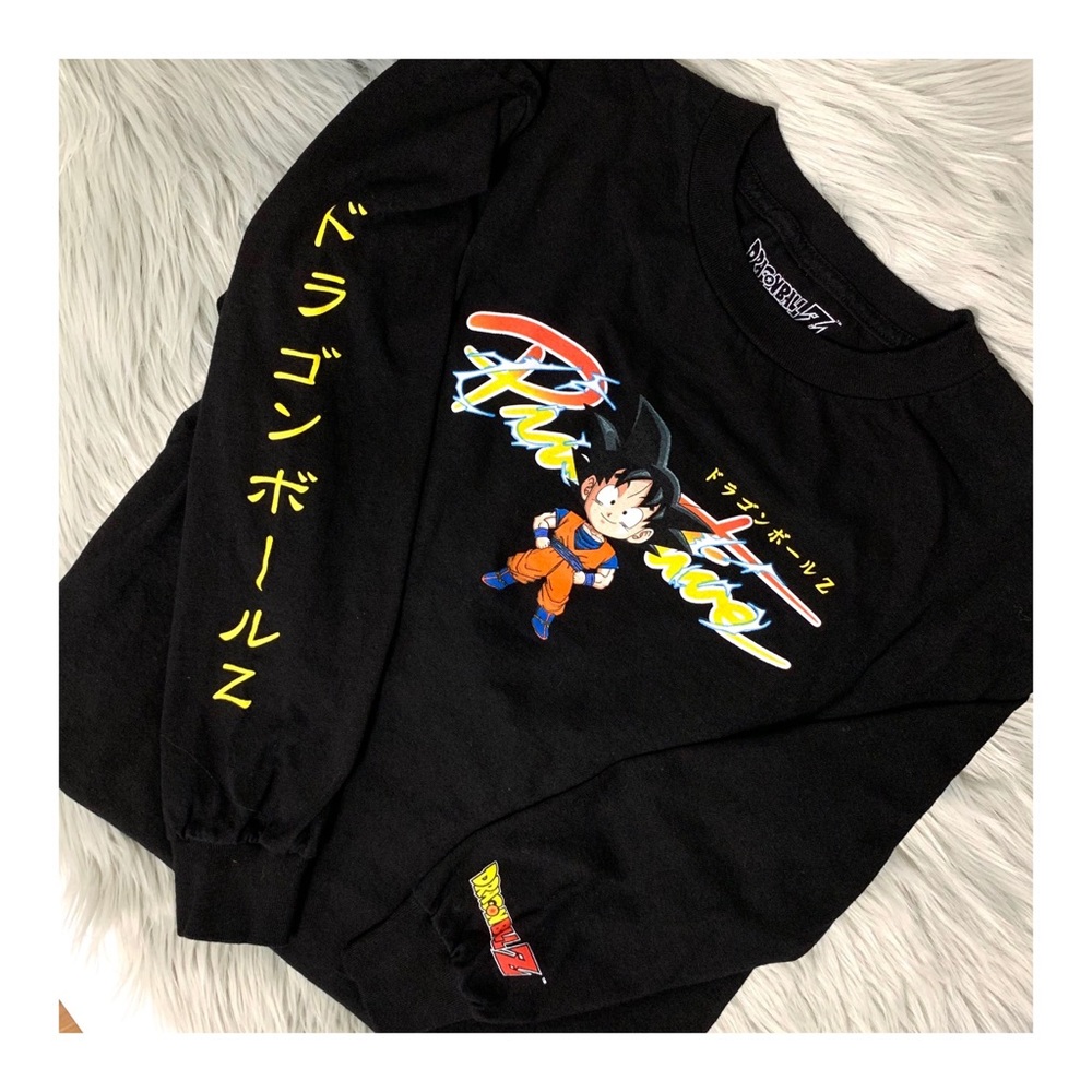Dragonball Z Graphic Long Sleeve Shirt Size Large